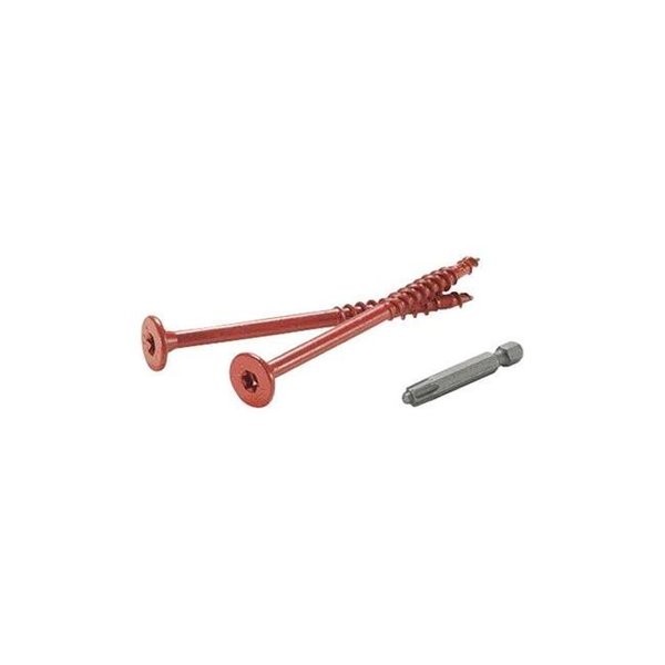 Fastenmaster Wood Screw, #14, 3-1/2 in, Epoxy Coated Carbon Steel Flat Head Torx Drive 5915236